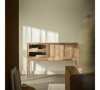 Tridi - Console table in solid reclaimed teak Natural