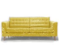 TRIDOK Plastic Sofa Covers Waterproof Clear Plastic Couch Cover Cat Dog Scratching Protector Furniture Chairs for Storage and Moving (Sofa-1 Pack)