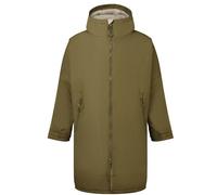 TriDri Adult TriDri Insulated ¾ Length All-Weather Robe Dry Robe {TR800} - Olive Green/Natural - Large/X-Large {44/48"}