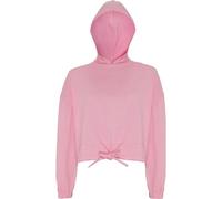 Cropped Oversize Hoodie TriDri Light Pink XS