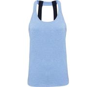 TriDri Women's Tri Dri Double Strap Back Sleeveless Vest in Blue | Size: XL TriDri Blue XL