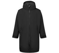 TriDri Kids' TriDri Insulated ¾ Length 280gsm All-Weather Robe Dry Robe {TR80B} - Black/Charcoal - Youth Large/X-Large {9-13yrs}