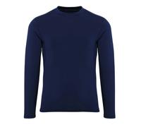 TriDri Kids' TriDri Performance Light Long Sleeve Base Layer {TR16B} - Navy Blue - Youth X-Small 5/6 Yrs