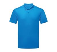 TriDri Men's Ion-Charge Panelled Polo Shirt in Bright Blue | Size: Medium TriDri Bright Blue M