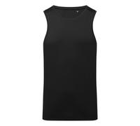 TriDri Men's Ion-Charge Performance Vest Top in Black | Size: Medium TriDri Black M