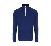 TriDri Men's Long Sleeve Performance Quarter Zip Top in Navy | Size: Small TriDri Navy S