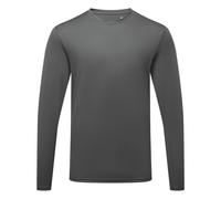 TriDri Men's Long Sleeve Performance T-Shirt in Charcoal | Size: Large TriDri Charcoal L