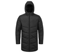 TriDri Men's Microlight Longline Padded Jacket in Black | Size: 2XL TriDri Black 2XL