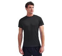 TriDri Mens Performance Melange Recycled T-Shirt (M) (Black)