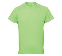 TriDri Men's Tri Dri Panelled Short Sleeve T-Shirt in Light Green | Size: Small TriDri Light Green S