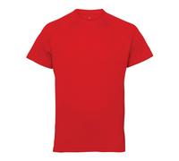 TriDri Men's Tri Dri Panelled Short Sleeve T-Shirt in Red | Size: Medium TriDri Red M