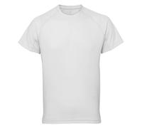 TriDri Men's Tri Dri Panelled Short Sleeve T-Shirt in White | Size: 3XL TriDri White 3XL