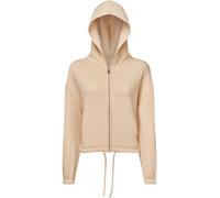 TriDri Oversized Womens Cropped Full Zip Hoodie - - Size: XXS