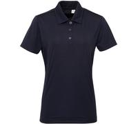 TriDri Women's Tri Dri Panelled Short Sleeve Polo Shirt in Navy | Size: XS TriDri Navy XS