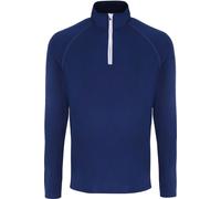 TriDri Men's Long Sleeve Performance Quarter Zip Top in Navy | Size: XL TriDri Navy XL