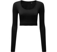 TriDri Womens/Ladies Ribbed Seamless 3D Crop Top RW8396