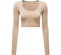 TriDri Ribbed Seamless 3D Womens Crop Top - - Size: XL