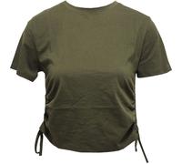 TriDri Ruched Womens Crop Top - - Size: XS