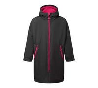 Tridri Unisex Adult Waterproof Changing Robe Charcoal/hot Pink (L-Xl)