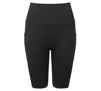 TriDri® Women’s TriDri® ribbed seamless '3D Fit' cycle shorts - High waistband