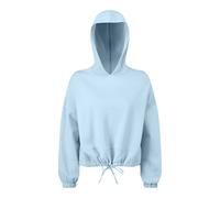 TriDri Women's Cropped Oversize Hoodie in Blue | Size: 2XL TriDri Blue 2XL