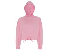 TriDri Women's Cropped Oversize Hoodie in Light Pink | Size: 2XS TriDri Light Pink 2XS
