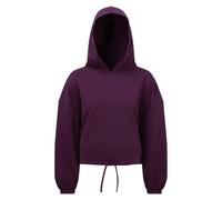 TriDri Women's Cropped Oversize Hoodie in Plum | Size: 2XL TriDri Plum 2XL
