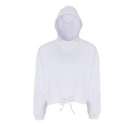TriDri Women's Cropped Oversize Hoodie in White | Size: S/M TriDri White S/M