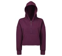 TriDri Womens/Ladies Half Zip Hoodie RW8176