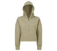TriDri Womens/Ladies Half Zip Hoodie RW8176