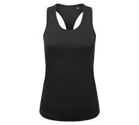 TriDri Womens/Ladies Performance Recycled Vest (L) (Black)