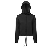 TriDri Oversized Womens Cropped Full Zip Hoodie - - Size: XXS