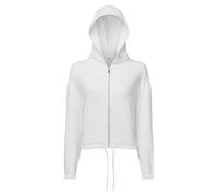 TriDri Oversized Womens Cropped Full Zip Hoodie - - Size: XS