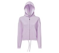 TriDri Oversized Womens Cropped Full Zip Hoodie - - Size: XXS