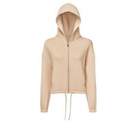 TriDri Oversized Womens Cropped Full Zip Hoodie - - Size: XXS