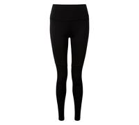 TriDri Womens/Ladies Rib Knit Contrast Bottom Yoga Leggings RW7676