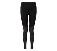 TriDri Womens/Ladies Rib Knit Contrast Bottom Yoga Leggings RW7676