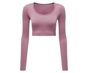TriDri Womens/Ladies Ribbed Seamless 3D Crop Top RW8396