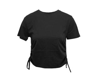 TriDri Womens/Ladies Ruched Crop Top RW9053
