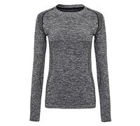 TriDri Womens/Ladies Seamless 3D Fit Multi Sport Performance Long Sleeve Top (S) (Charcoal)