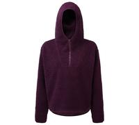 TriDri Womens/Ladies Sherpa Fleece Quarter Zip Hoodie RW7868