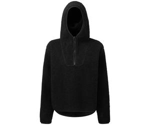 TriDri Womens/Ladies Sherpa Fleece Quarter Zip Hoodie RW7868