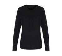 TriDri Women's Long Sleeve Performance T-Shirt in Black | Size: Medium TriDri Black M