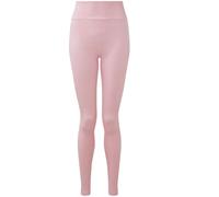 TriDri Women's Melange Sculpted Seamless 3D Leggings in Light Pink | Size: Large TriDri Light Pink L