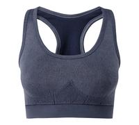 TriDri Women's Seamless 3D Fit Multi-Sport Denim Look Sports Bra in Indigo | Size: XL TriDri Indigo XL