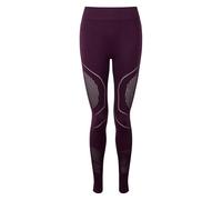 TriDri Women's Seamless 3D Fit Multi Sport Reveal Leggings in Plum | Size: Medium TriDri Plum M