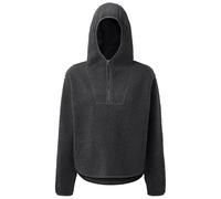 TriDri Women's Sherpa Fleece Quarter Zip Hoodie in Charcoal | Size: Large/XL TriDri Charcoal L/XL