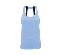 TriDri Women's Tri Dri Double Strap Back Sleeveless Vest in Blue | Size: Large TriDri Blue L