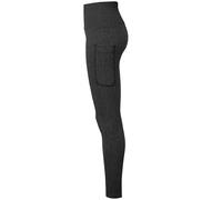TriDri Women's TriDri City Knitted Pocket Leggings {TR219} - Charcoal Grey - X-Small