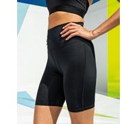 TriDri Women's TriDri Compression Fit Half Tights (TR046) - Black - X-Large